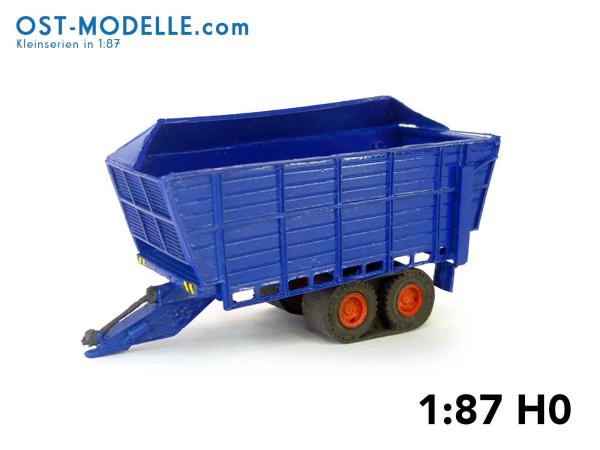 Fortschritt HTS90.04 T088 Schwerguthäckselaufbau F997 - mit Gleisbandfahrwerk dunkelblau rot